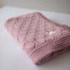 Decke Bambus Baumwolle Rosa
