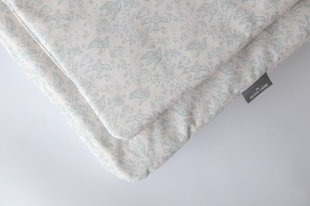 Baby Bedding Set Pigeons Dusty Blue Size "M"