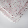 Cotton Baby Sheet Dots Caramel/Pink