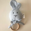 Baby Rattle Bunny Blue